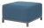 Axis Ottoman Seascape Turquoise Titanium Frame For Sale