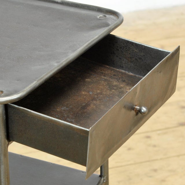 Vintage Iron Nightstands, 1910, Set of 2 For Sale - Image 6 of 13