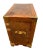 Vintage Korean Elm Burl Brass Bound Bandaji Small Chest Wedding Cabinet Felt For Sale In Palm Springs - Image 6 of 12