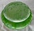 Art Nouveau Antique Consolidated Lamp and Glass Co. Powder Jar/ Dresser Box With Hummingbirds and Roses. For Sale - Image 3 of 12
