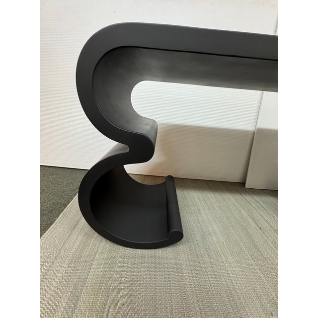 Karl Springer Style Console Table For Sale - Image 11 of 12