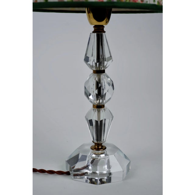 1920s French Cut Glass Table Lamp, 1920s For Sale - Image 5 of 13