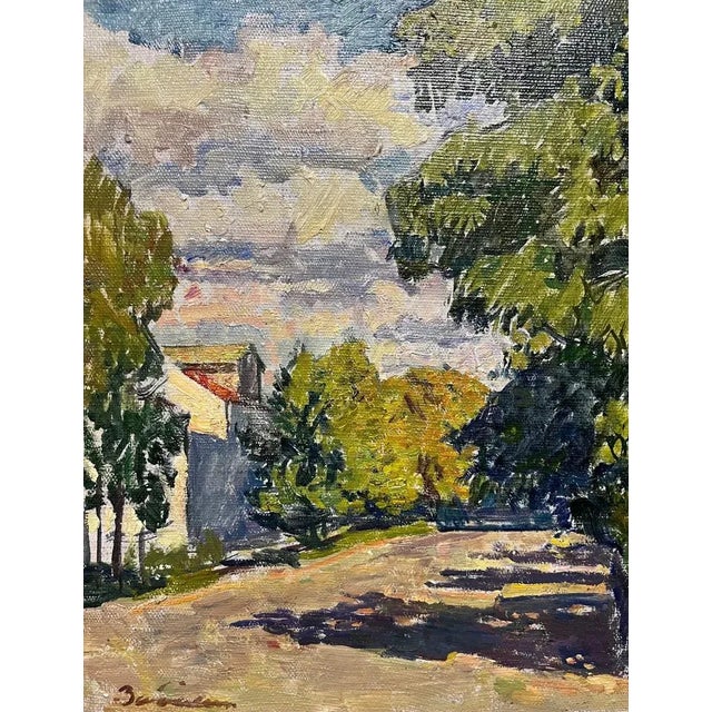 Vyacheslav Zabelin, Sunny Day Landscape, 1970s, Oil, Framed For Sale - Image 4 of 12
