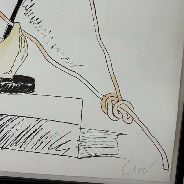 1970s Andy Warhol Signed Hand-Colored Screenprint For Sale In Miami - Image 6 of 10
