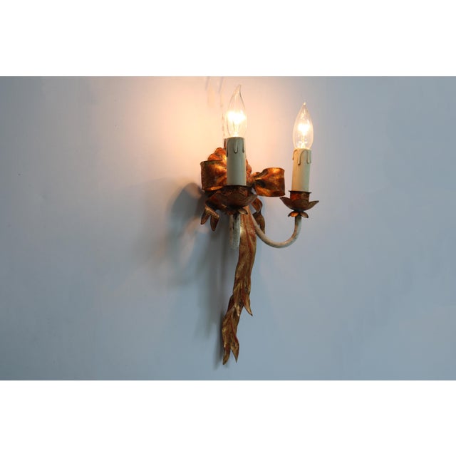 1970s Vintage Italian Wall Lamps, 1970, Set of 3 For Sale - Image 5 of 10