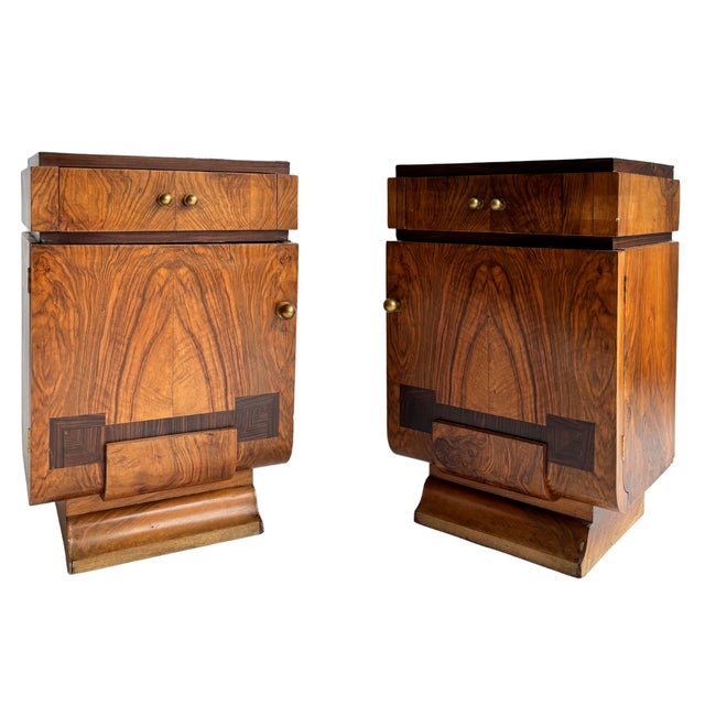 1930s French Art Deco Side Tables, 1930s, Set of 2 For Sale - Image 5 of 13