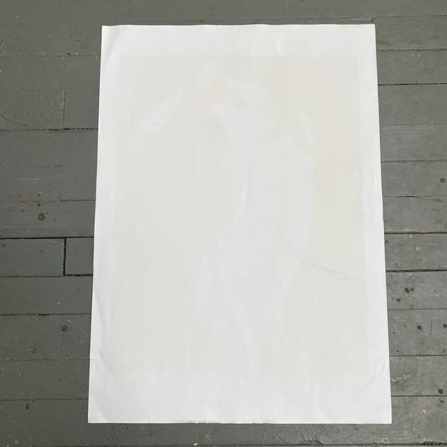 1970s 1970’s Original Contemporary Dancing Girl Lithograph “Movement I” For Sale - Image 5 of 5