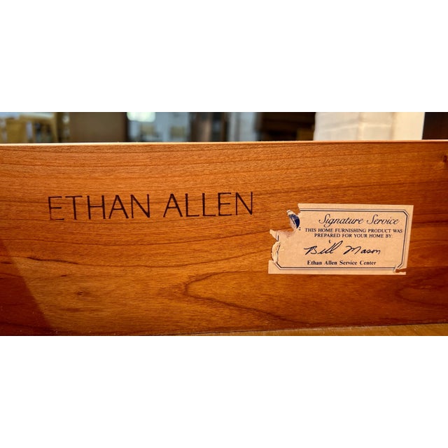 Mid 20th Century Modern Cherry Dresser by Ethan Allen For Sale - Image 13 of 14