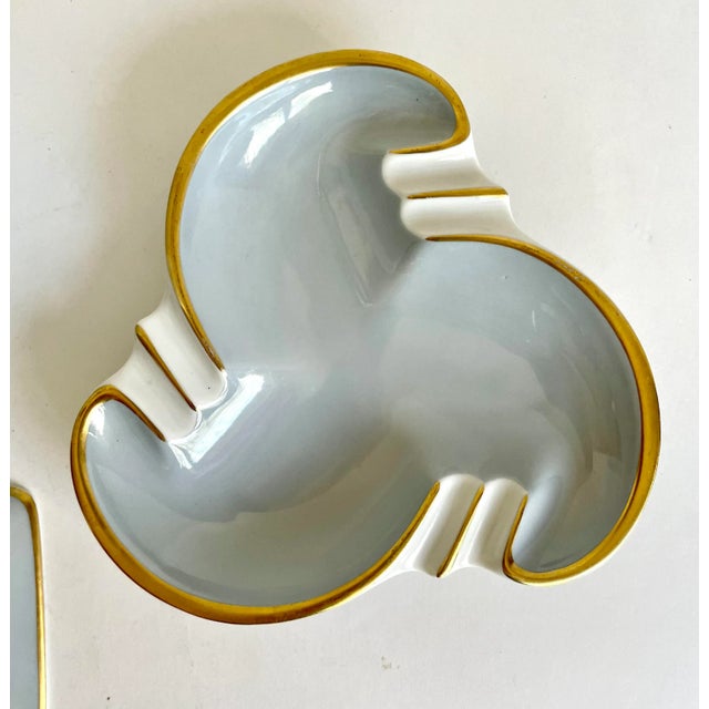Ceramic Mid-Century Rosenthal Azur Kronach-Germany Smoking Vanity Set For Sale - Image 7 of 11
