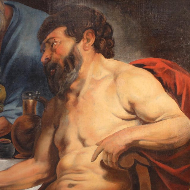 Philemon and Baucis Visited by Jupiter and Mercury, 1760, Oil on Canvas For Sale - Image 11 of 16