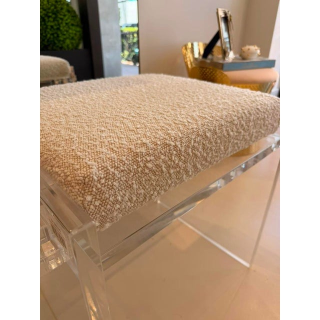Modern Four Hands Gerrard Accent Stool For Sale - Image 3 of 4