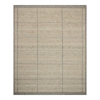 Amber Lewis x Loloi Bowie Fog / Grey 8'-6" x 11'-6" Area Rug For Sale