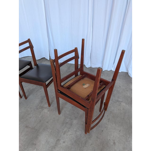 Vintage Scandinavian Wooden Dining Chairs, Yugoslav, 1970s, Set of 14 For Sale - Image 16 of 18