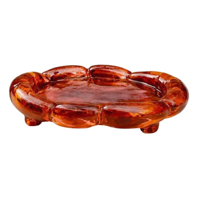 Sunburst Moll 1.0 Sculptural Tray in Hand Molded Resin by Szymon Keller For Sale