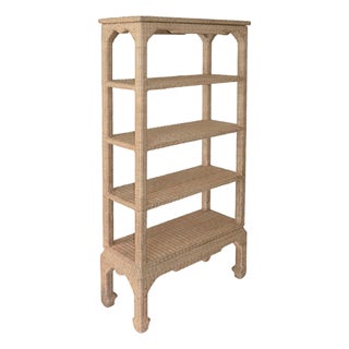 Cavalier Rattan Etagere For Sale
