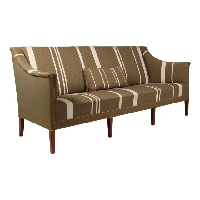 Vintage Three-Seater Sofa by Kaare Klint for Rud. Rasmussen, 1950s For Sale