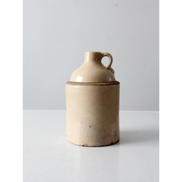 Farmhouse Antique Stoneware Jug For Sale - Image 3 of 10
