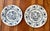 Ceramic Vintage Blue and White Wall Plates - Set of 10 For Sale - Image 7 of 14