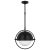 Visual Comfort Thomas O'Brien By Visual Comfort Studio Bacall 1-Light Large Pendant in Aged Iron For Sale - Image 4 of 4