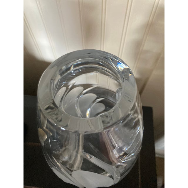 Waterford Waterford Marquis Irish Coventry Posey Crystal Large Vase For Sale - Image 4 of 5