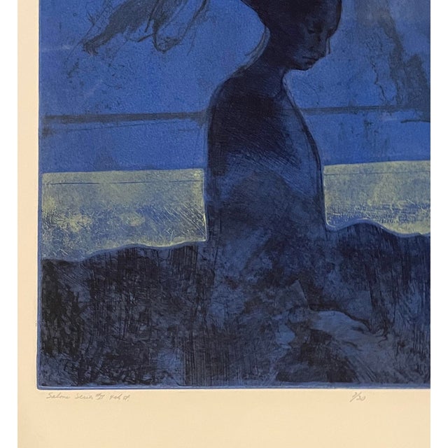 Mid-Century Modern 1970 William Patterson Salome Modern Etching For Sale - Image 3 of 4