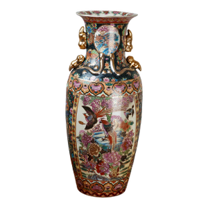 Antique Japanese Satsuma Style Porcelain Vase, Circa Early 20th Century