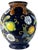 Late 20th Century Large 16+ In. Villa Bellagio Majolica Orcio Cobalt Blue Fruit Double-Handled Jug Urn Vase For Sale - Image 5 of 18