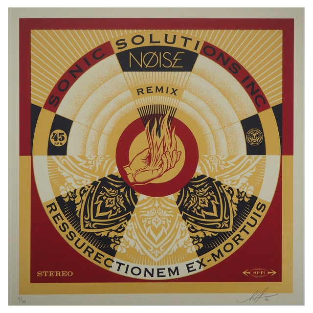 Shepard Fairey, Noise Remix (Bonus Print), 21st Century, Screenprint For Sale