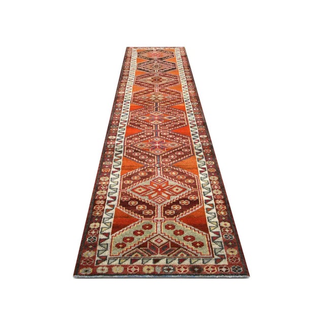 1960s 1960s Turkish Oushak Runner For Sale - Image 5 of 7