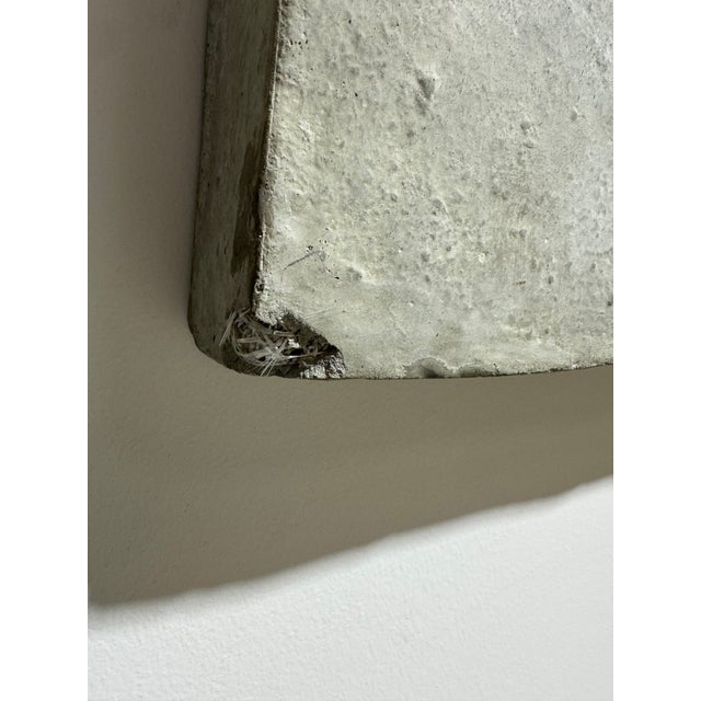 Glass French Window Mirror in Cement, Suitable for Indoor / Outdoor Use For Sale - Image 7 of 8