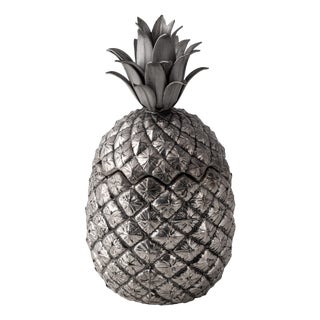 Vintage Silver Plated Pineapple Ice Bucket by Mauro Manetti, 1960 For Sale