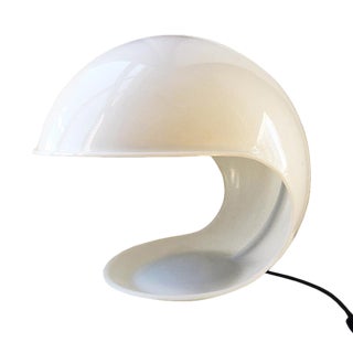 Martinelli Luce Foglia White Plastic Table Lamp For Sale