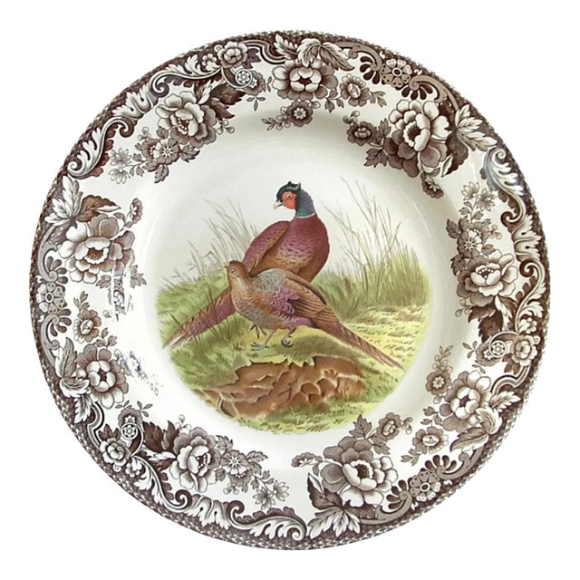 Spode Woodland Dinner Plate 10.5", Pheasant For Sale