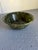 Vintage Hand-Carved Spinach Green Jade Bowl For Sale In Savannah - Image 6 of 11