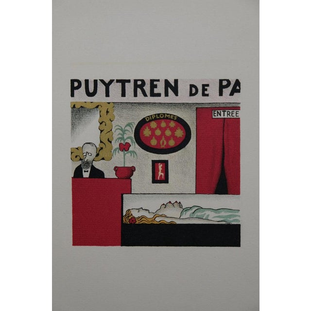 Lucien BOUCHER (1889-1971) Fairground Shops: Dupuytren Original color lithograph On Arches wove paper, 18 x 22 cm (approx....