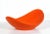 Haeger Mid Century Modern Haeger Orange Curved Decorative Bowl / Centerpiece For Sale - Image 4 of 11