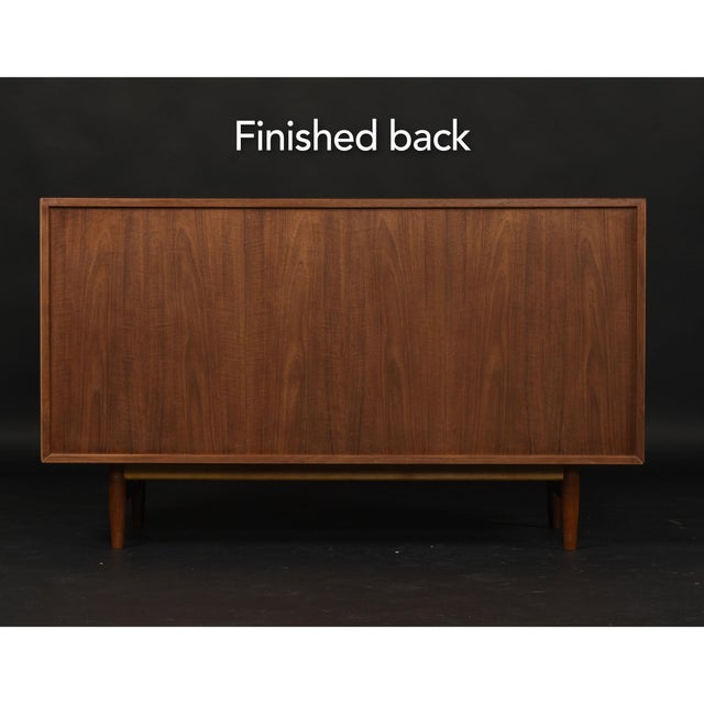 Arne Vodder for Sibast Danish Teak Tambour Door Stereo Cabinet For Sale - Image 9 of 18