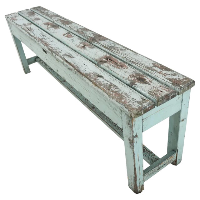 Vintage Industrial Bench, 1930s For Sale