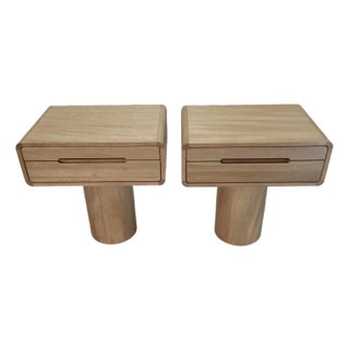 Pair of Tierney Wooden Nightstands For Sale