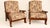 Vintage Lounge Chairs in Wood and Floral Fabric, 1970s, Set of 2 For Sale - Image 11 of 11