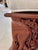 Modern Late 20th Century Refinished Custom Upholstered Wood Carved Elephant Bench For Sale - Image 3 of 12