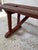 Earls 20th Century Rustic Swedish Wood Bench with Patinated Red For Sale - Image 17 of 18