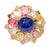 "Capri" Vintage Sapphire & Rose Cut Diamond & Sapphire, Ring -18k Gold & Silver For Sale - Image 15 of 18