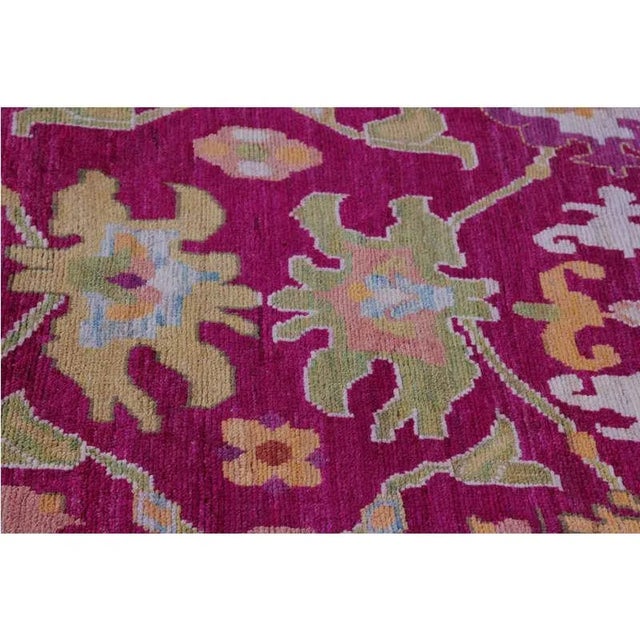 Textile Handwoven Persian Sultanabad Area Rug 12’1″ X 16’10” For Sale - Image 7 of 13