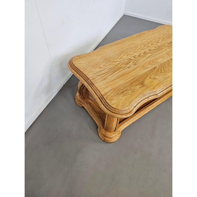 French Oak Coffee Table, 1970s For Sale - Image 13 of 18