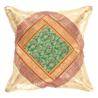 Pasargad DC Sari Silk Square Pillow Case For Sale