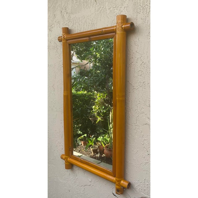 Maguire Style Bamboo Mirror For Sale In Miami - Image 6 of 12