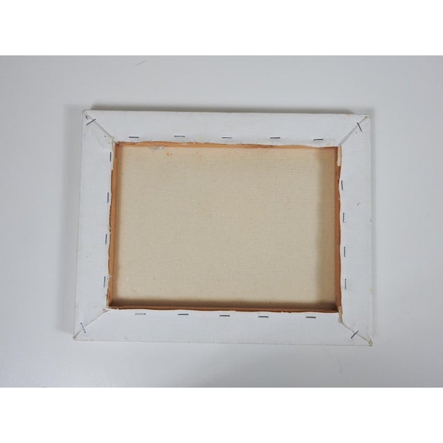 Textile Late 20th Century Plein Air Impressionist Cottage Landscape Painting For Sale - Image 7 of 8