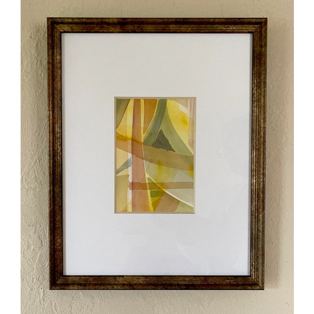 Late 20th Century Contemporary Framed Abstract Painting For Sale - Image 5 of 5