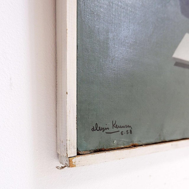 Alexis Keunen, Infinity of Time and Space, 1959, Oil on Canvas For Sale - Image 8 of 17